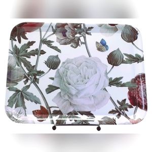Small 11.5 Inch "Rose Garden" Melamine Tray